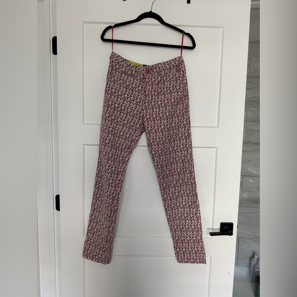 Floral pattern trousers